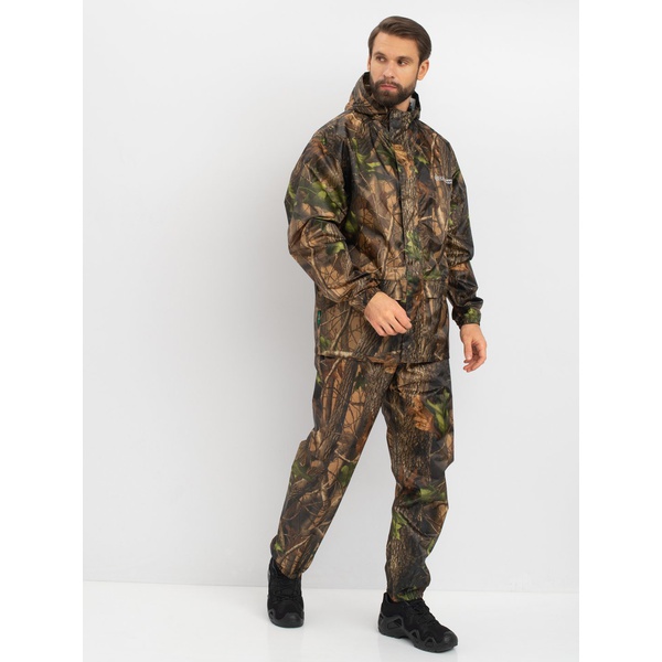 Костюм влаго-ветрозащитный Huntsman Склон-2 Лес, тк. Таффета