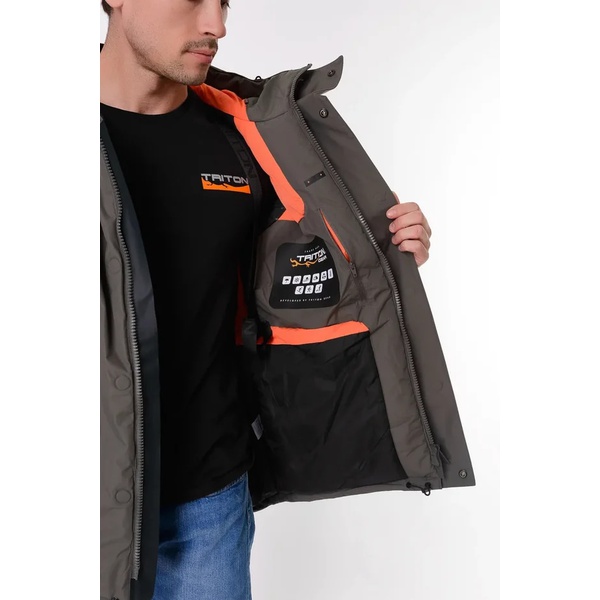 Куртка зимняя Тритон RU04 grey