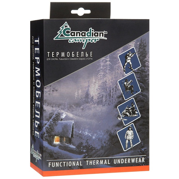 Термокальсоны Canadian Camper Trapper серый меланж