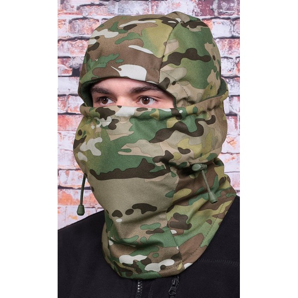 Балаклава-маска Keotica Active мембрана на флисе multicam