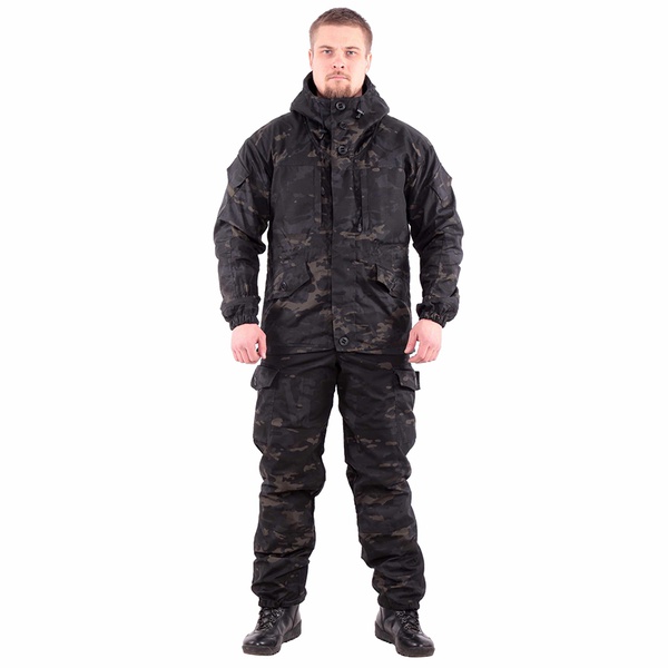 Костюм Keotica Горка рип-стоп на флисе multicam black