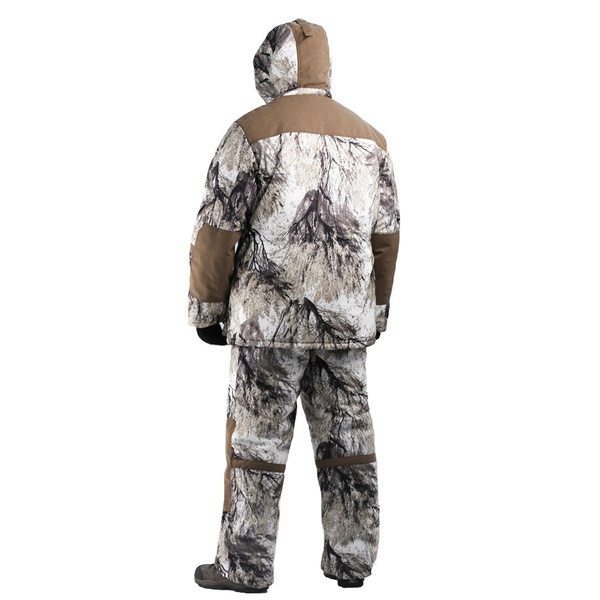 Костюм с подогревом RedLaika Горка-Норд снежный лес, 8-30 часов, ДУ (6000 mAh)