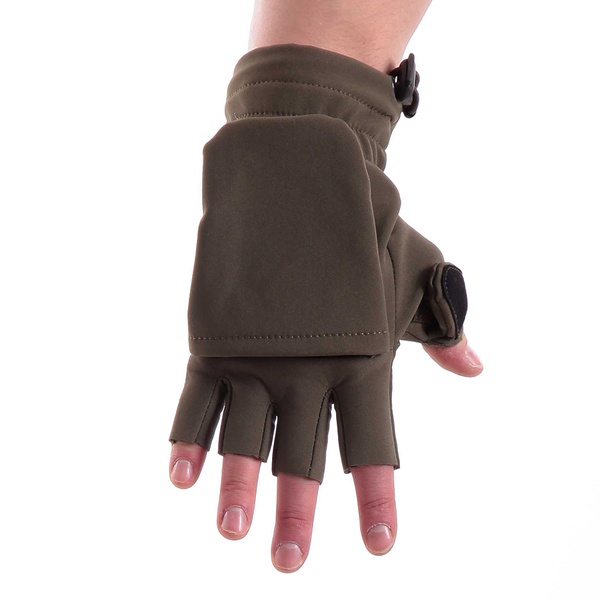 Перчатки-варежки Keotica Softshell олива