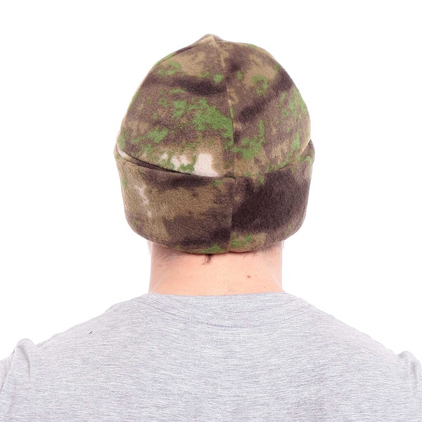 Шапка Keotica флисовая двойная с отворотом мох