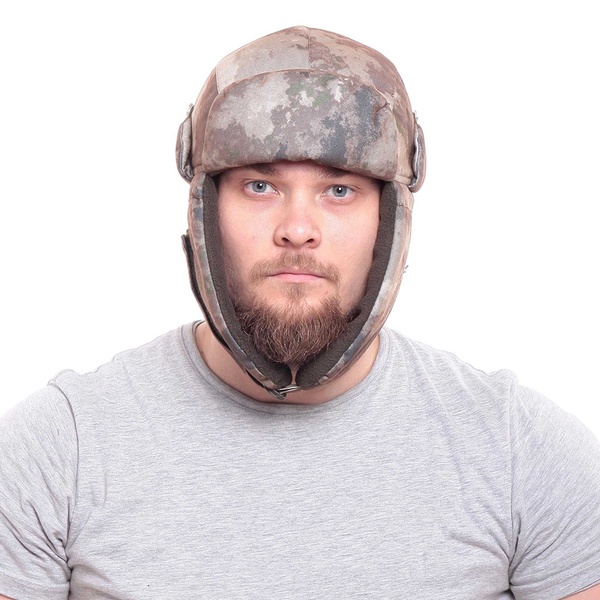 Шапка-ушанка Keotica Шугун мембрана мох коричневый