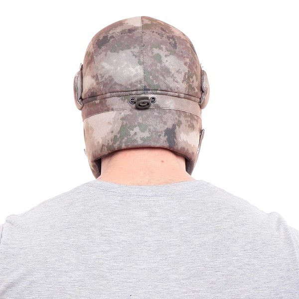 Шапка-ушанка Keotica Шугун мембрана мох коричневый