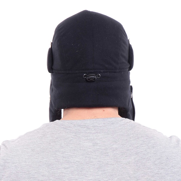 Шапка-ушанка Keotica Шугун мембрана чёрный