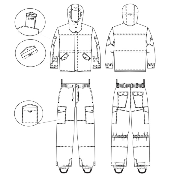Костюм KE Tactical Горка-3 (рип-стоп) typhon