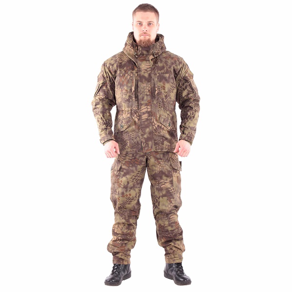 Костюм Keotica Горка-5 со съемной флисовой жилеткой рип-стоп с налокотниками и наколенниками python