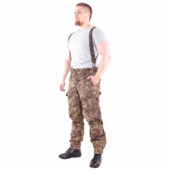 Костюм Keotica Горка-5 со съемной флисовой жилеткой рип-стоп с налокотниками и наколенниками python