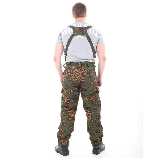 Костюм Keotica Горка-5 со съемной флисовой жилеткой рип-стоп с налокотниками и наколенниками партизан