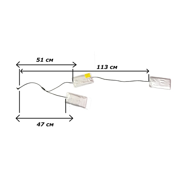 Греющий комплект RedLaika ЕСС ГК3 (3 модуля) 6-22 часов (4400 mAh)