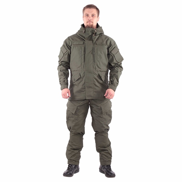 Костюм KE Tactical Горка-5 (рип-стоп, налокотники и наколенники) олива тёмная