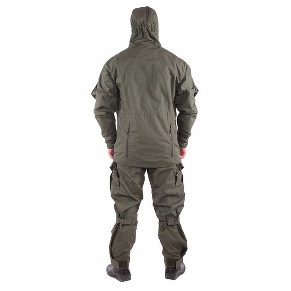 Костюм KE Tactical Горка-5 (рип-стоп, налокотники и наколенники) олива тёмная