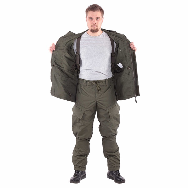 Костюм KE Tactical Горка-5 (рип-стоп, налокотники и наколенники) олива тёмная
