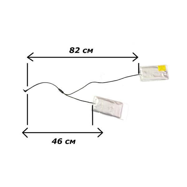Греющий комплект RedLaika ЕСС ГК5 ДУ 5-14 часов (6000 mAh, 5 модулей) с пультом управления