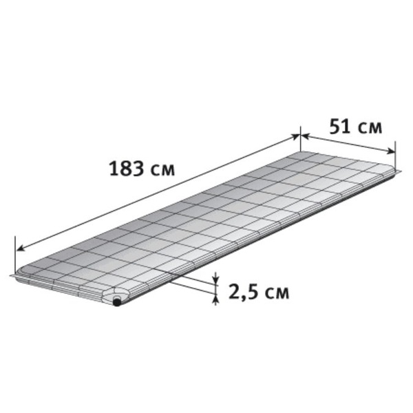 Коврик самонадувающийся Tengu Mark 3.05M