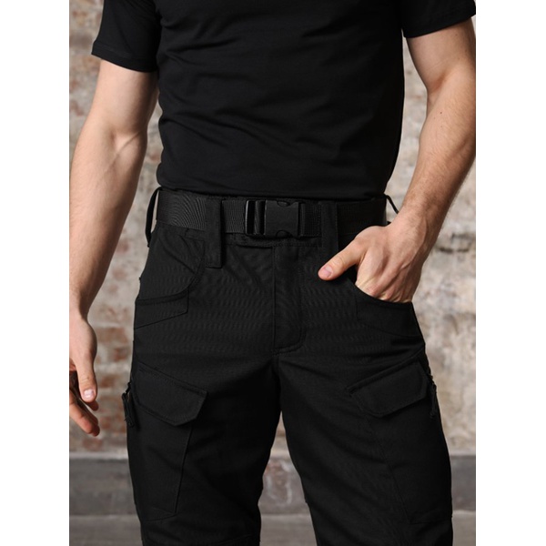 Ремень Keotica брючный из стропы 40 мм чёрный