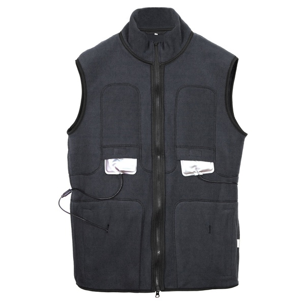 Флисовый жилет с подогревом RedLaika RL-05 серый, 6-22 часа (4400 mAh)