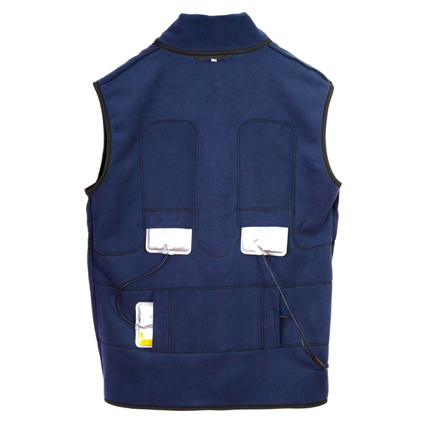 Флисовый жилет с подогревом RedLaika RL-05 синий, 6-22 часа (4400 mAh)