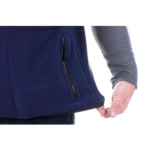 Флисовый жилет с подогревом RedLaika RL-05 синий, 6-22 часа (4400 mAh)