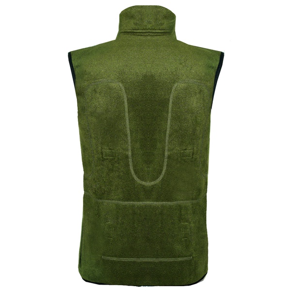 Флисовый жилет с подогревом RedLaika RL-05 хаки, 6-22 часа (4400 mAh)