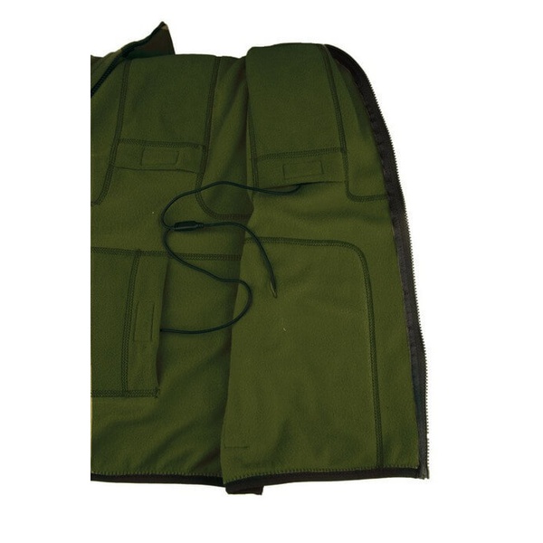 Флисовый жилет с подогревом RedLaika RL-05 хаки, 6-22 часа (4400 mAh)