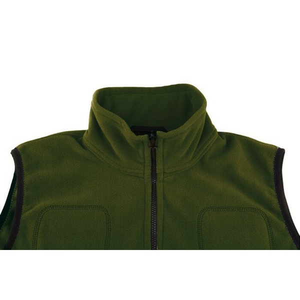 Флисовый жилет с подогревом RedLaika RL-05 хаки, 6-22 часа (4400 mAh)