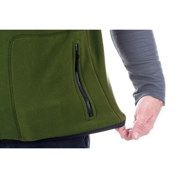 Флисовый жилет с подогревом RedLaika RL-05 хаки, 6-22 часа (4400 mAh)