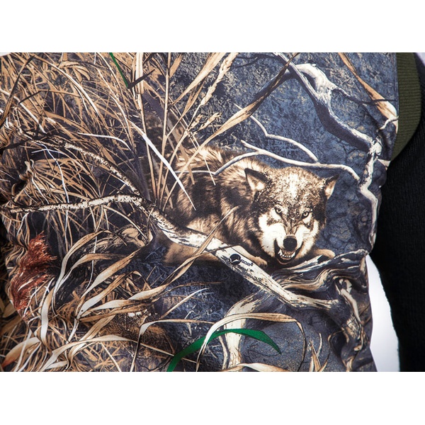 Жилет охотничий с подогревом RedLaika RL-HA-04 серый волк, 8-30 часов, ДУ (6000 mAh)