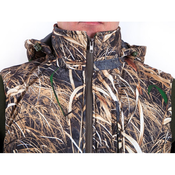 Жилет охотничий с подогревом RedLaika RL-HA-04 серый волк, 8-30 часов, ДУ (6000 mAh)