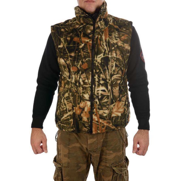 Флисовый жилет с подогревом RedLaika RL-FH-03 камыш, 8-30 часов, ДУ (6000 mAh)