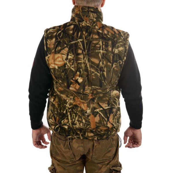 Флисовый жилет с подогревом RedLaika RL-FH-03 камыш, 8-30 часов, ДУ (6000 mAh)