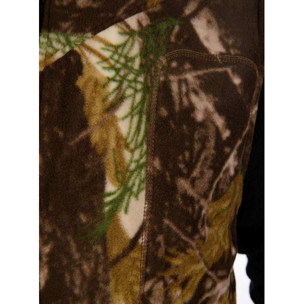 Флисовый жилет с подогревом RedLaika RL-FH-04 лес-1, 2 USB модуля без Power Bank