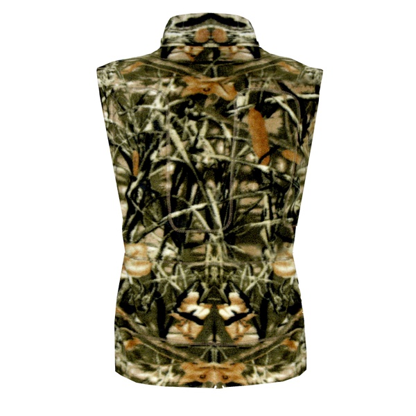 Флисовый жилет с подогревом RedLaika RL-FH-03 камыш, 3 USB моудля без Power Bank