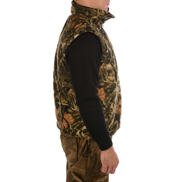 Флисовый жилет с подогревом RedLaika RL-FH-03 камыш, 3 USB моудля без Power Bank