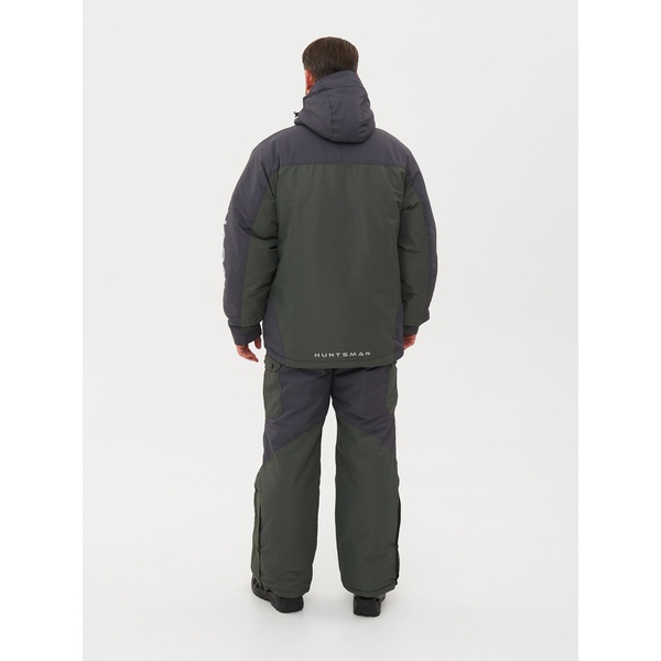 Костюм зимний Huntsman Канада хаки/графит, тк. Оксланд