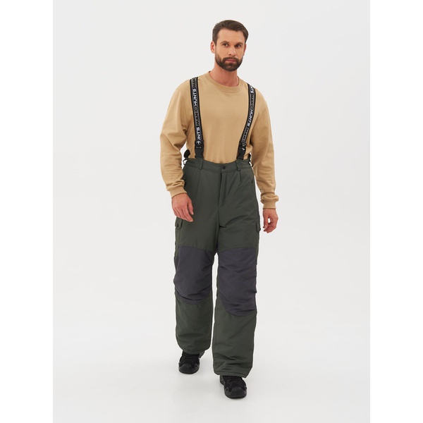 Костюм зимний Huntsman Канада хаки/графит, тк. Оксланд