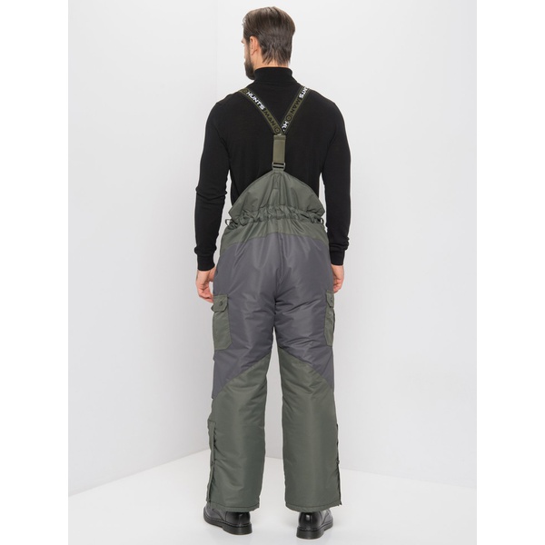 Костюм зимний Huntsman Канада хаки/графит, тк. Оксланд