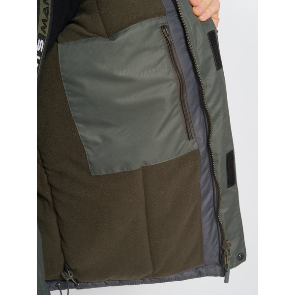 Костюм зимний Huntsman Канада хаки/графит, тк. Оксланд