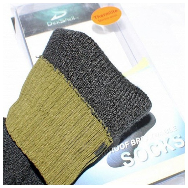 Носки Dexshell Thermlite Green (водонепроницаемые)
