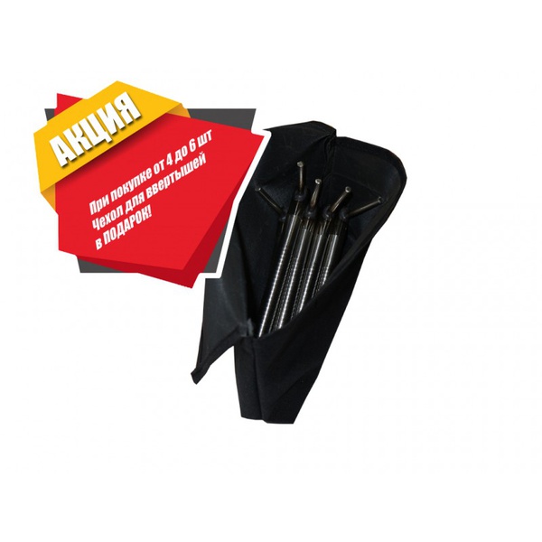 Ввертыш Пингвин нержавеющий с приваренной ручкой 16x200 мм