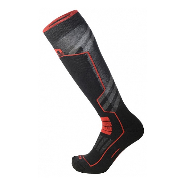 Носки Mico Ski Performance Polypropylene 193nero rosso