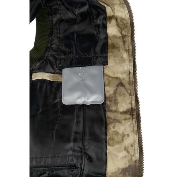 Охотничий жилет с подогревом RedLaika RL-H-04 бежевые облака, 2 USB модуля без Power Bank