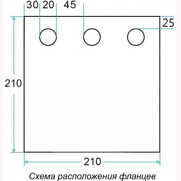 Дно гидро-термоизоляционное Лотос Куб 3 210х210 с отверстиями под лунки