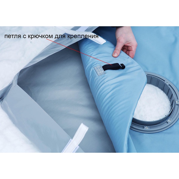 Дно гидро-термоизоляционное Лотос Куб 3 210х210 с отверстиями под лунки