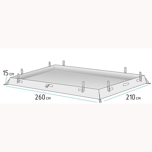 Дно гидроизоляционное Лотос Куб 4 260х210