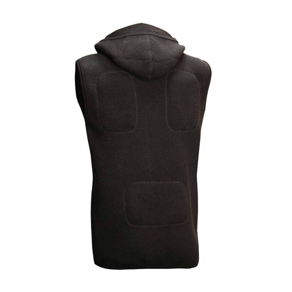 Жилет шерстяной с подогревом RedLaika Arctic Merino Wool RL-TM-08 с капюшоном 3 USB модуля без Power Bank
