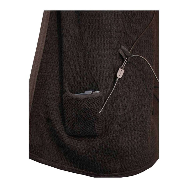Жилет шерстяной с подогревом RedLaika Arctic Merino Wool RL-TM-08 с капюшоном 3 USB модуля без Power Bank