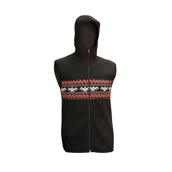 Жилет шерстяной с подогревом RedLaika Arctic Merino Wool RL-TM-08 с капюшоном без греющего комплекта ЕСС ГК